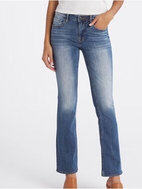 Vigoss Women's Bootcut Jeans in Medium Blue Wash